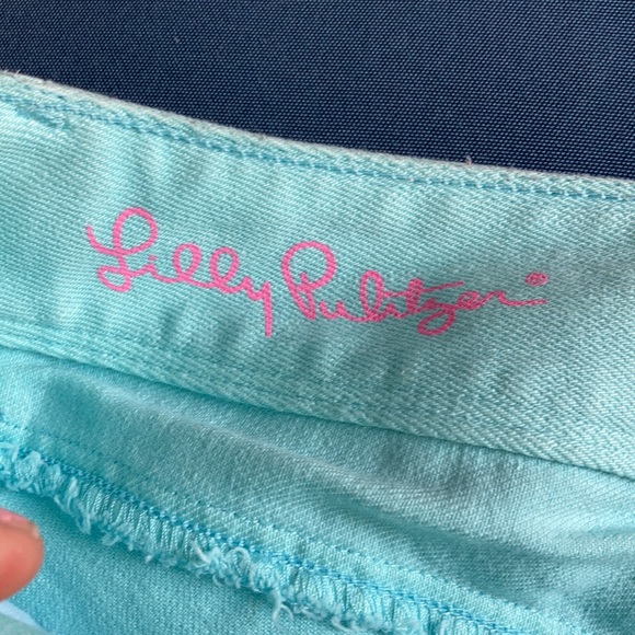 Lilly Pulitzer Light Teal Jeans - Picture 6 of 10